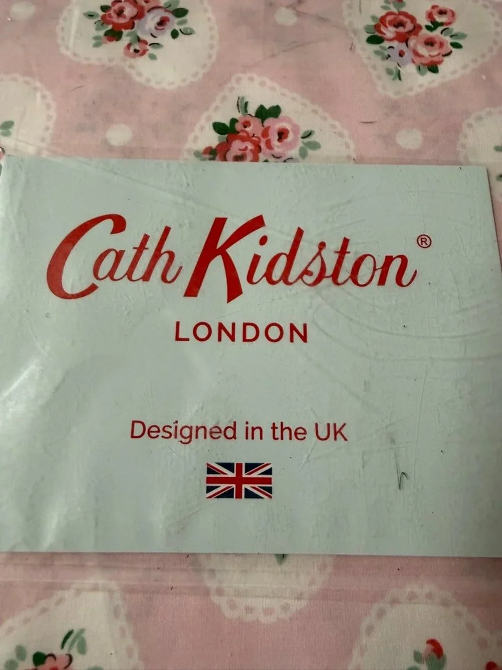 Cath Kidston London Lace Hearts Queen Sheet Set 2 Pillowcase Floral Rose pink